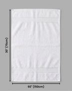 White Bath Towel