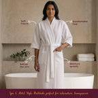 White Waffle Bathrobe