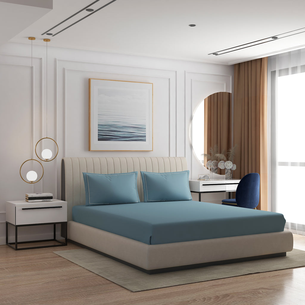 Luxury 500 TC Sateen King Size Bedsheet Set
