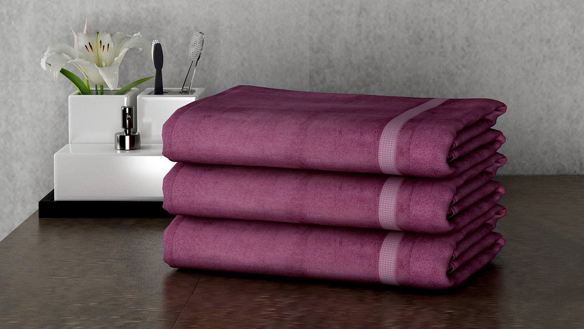 Burgundy Bath Towel, Premium Towel, Cotton Towel, 100% Premium Towel, Colour Towel, Home Towel, Super Absorbent, Super Absorbent Towel, Durable Towel, Easy Care Towel