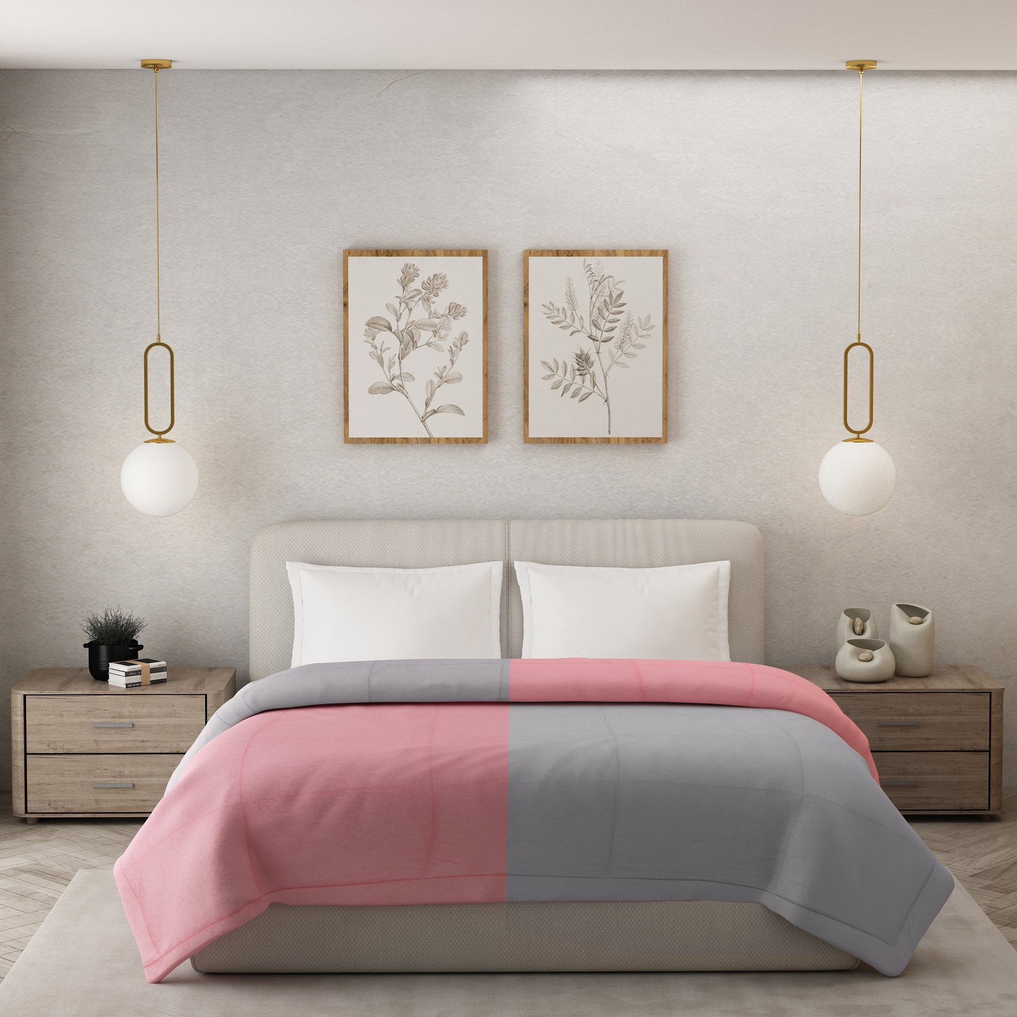 CORAL & SMOKE ,REVERSIBLE COMFORTER, SINGLE REVERSIBLE COMFORTER, DOUBLE REVERSIBLE COMFORTER,  SINGLE COMFORETER, DOUBLE COMFORTER, 180 GSM, MICROFIBRE, LIGHT WEIGHT, EASY CARE, MACHINE WASH, SUPER SOFT, SINGLE DUVET, DOUBLE DUVET, DUVET, COMFORTER.  