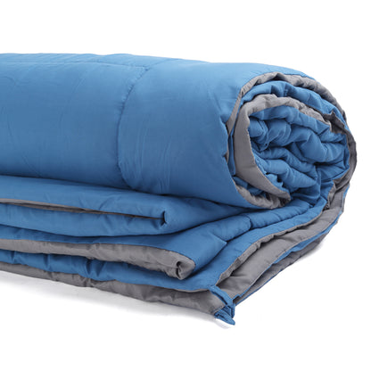 COBALT & CHARCOAL ,REVERSIBLE COMFORTER, SINGLE REVERSIBLE COMFORTER, DOUBLE REVERSIBLE COMFORTER,  SINGLE COMFORETER, DOUBLE COMFORTER, 180 GSM, MICROFIBRE, LIGHT WEIGHT, EASY CARE, MACHINE WASH, SUPER SOFT, SINGLE DUVET, DOUBLE DUVET, DUVET, COMFORTER.  