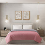 CORAL & SMOKE ,REVERSIBLE COMFORTER, SINGLE REVERSIBLE COMFORTER, DOUBLE REVERSIBLE COMFORTER,  SINGLE COMFORETER, DOUBLE COMFORTER, 180 GSM, MICROFIBRE, LIGHT WEIGHT, EASY CARE, MACHINE WASH, SUPER SOFT, SINGLE DUVET, DOUBLE DUVET, DUVET, COMFORTER.  