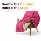 Reversible Comforter | Berry & Sand