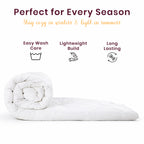 Reversible Comforter | Coconut White