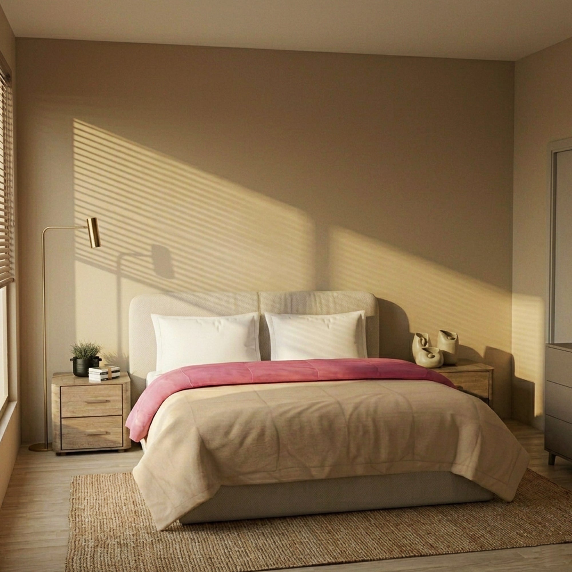 Reversible Comforter | Berry & Sand