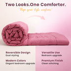 Reversible Comforter | Berry & Sand
