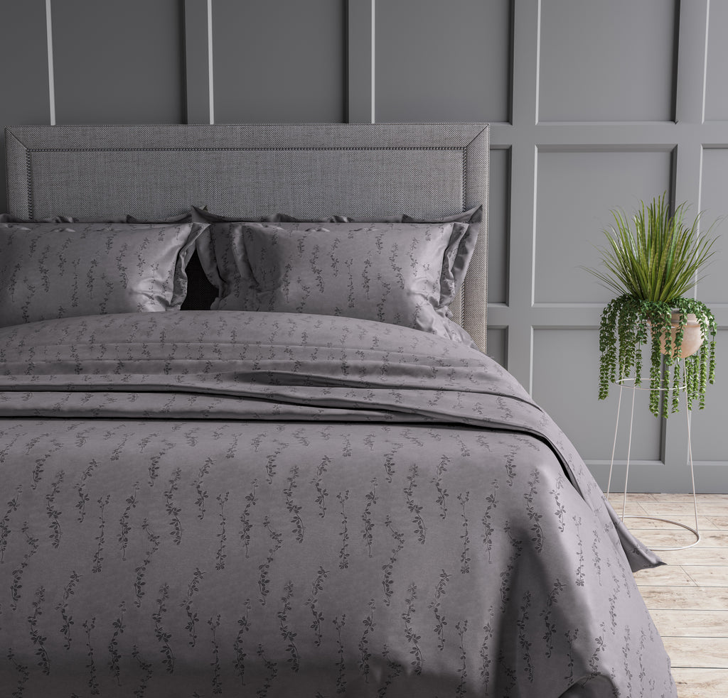 Floral 300 TC King Size Jacquard Bedding Set