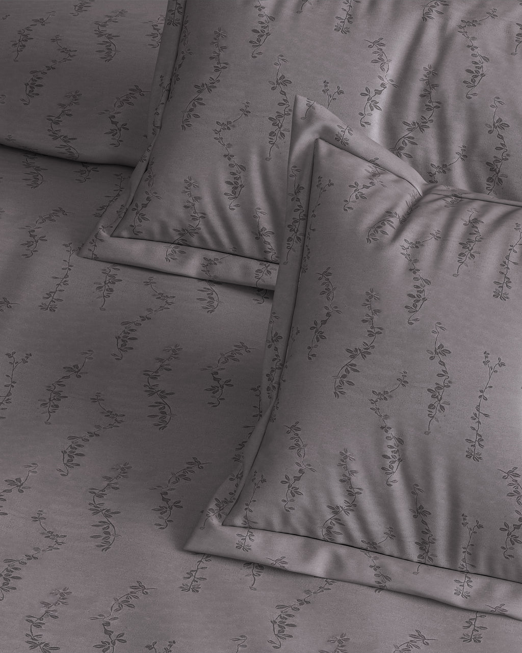Floral 300 TC King Size Jacquard Bedding Set