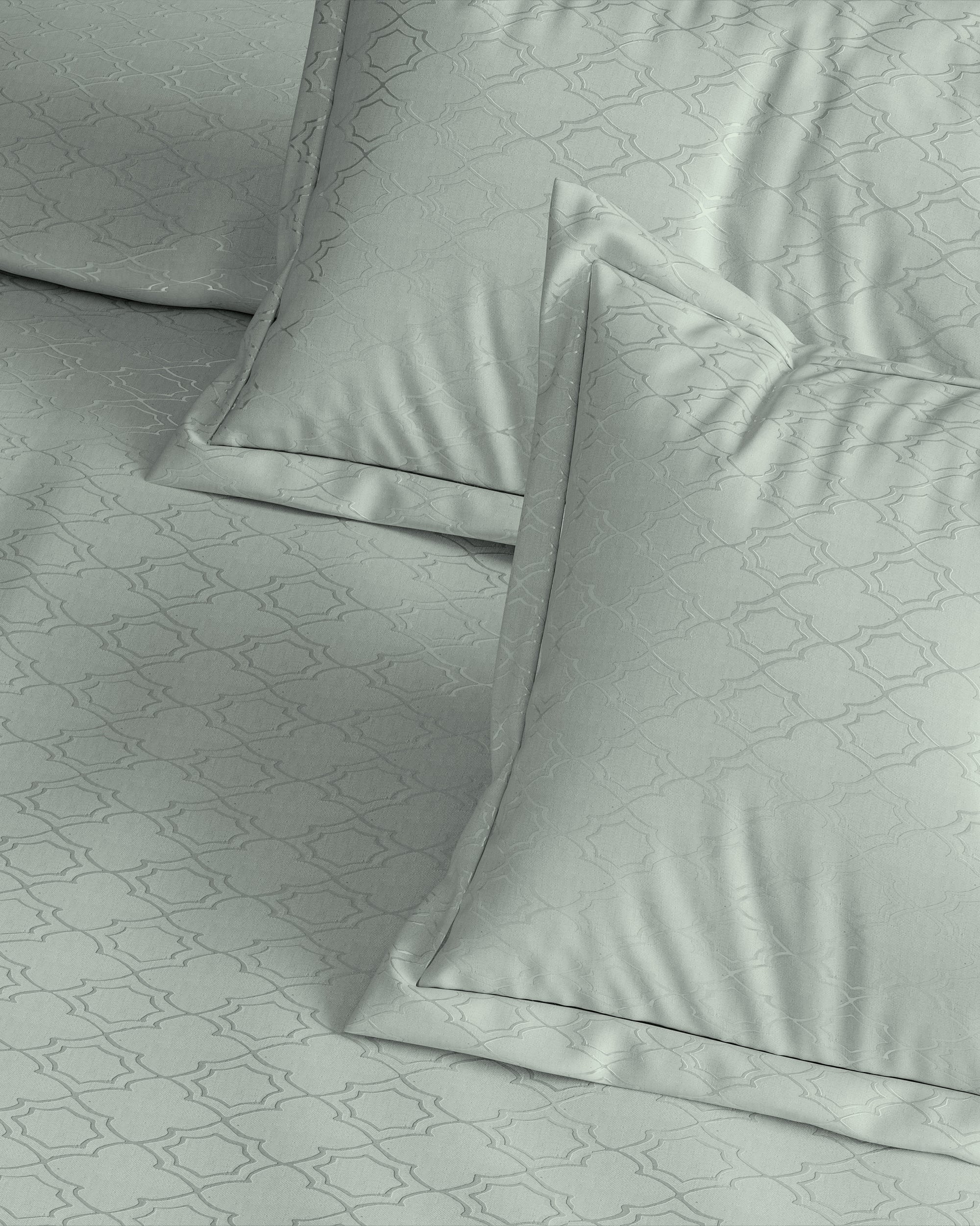 Vintage 300 TC King Size Jacquard Bedding Set