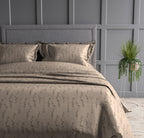 Floral 300 TC King Size Jacquard Bedding Set