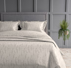 Floral 300 TC King Size Jacquard Bedding Set