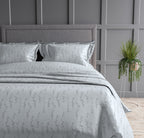 Floral 300 TC King Size Jacquard Bedding Set