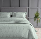 Floral 300 TC King Size Jacquard Bedding Set