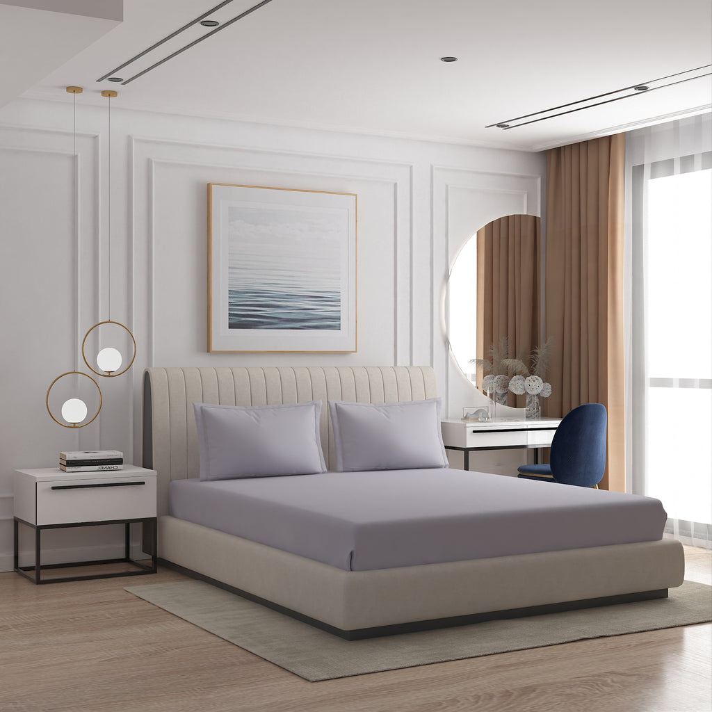 Luxury 500 TC Sateen King Size Bedsheet Set