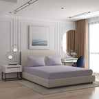 Luxury 500 TC Sateen King Size Bedsheet Set