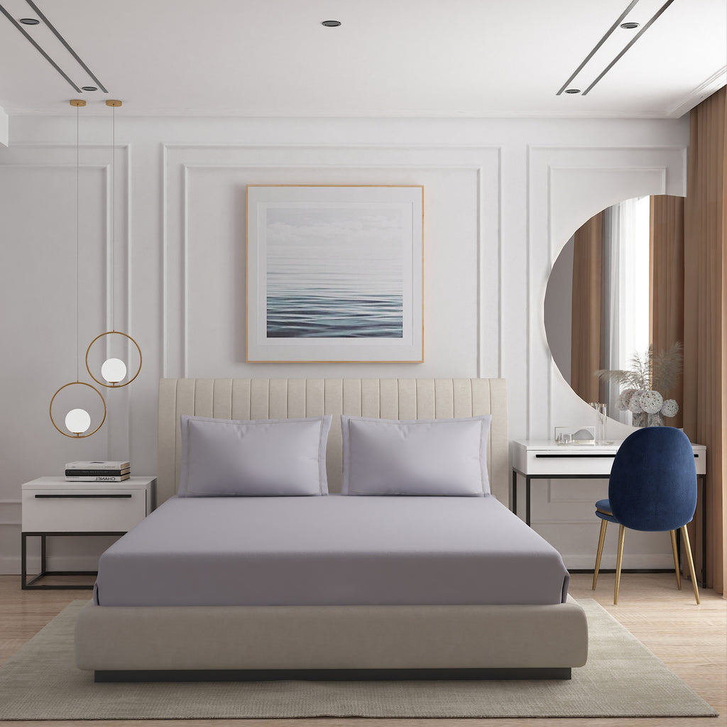 Luxury 500 TC Sateen King Size Bedsheet Set