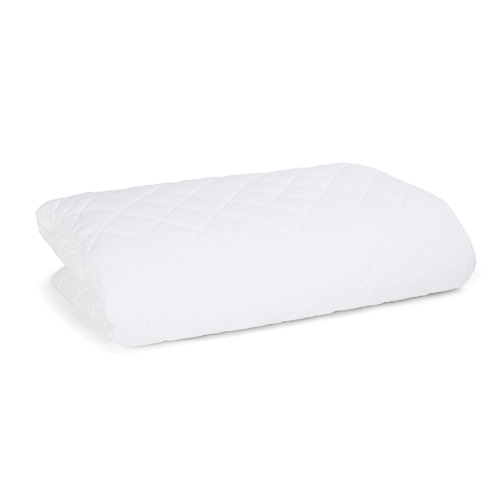 MATTRESS PROTECTOR, WHITE MATTRESS PROTECTOR, WATERPROOF, CORNER ELASTIC, MACHINE WASH, DIAMOND STITCHING, DURABLE, 100% COTTON, SINGLE MATTRESS PROTECTOR, DOUBLE MATTRESS PROTECTOR.