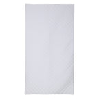 MATTRESS PROTECTOR, WHITE MATTRESS PROTECTOR, WATERPROOF, CORNER ELASTIC, MACHINE WASH, DIAMOND STITCHING, DURABLE, 100% COTTON, SINGLE MATTRESS PROTECTOR, DOUBLE MATTRESS PROTECTOR.