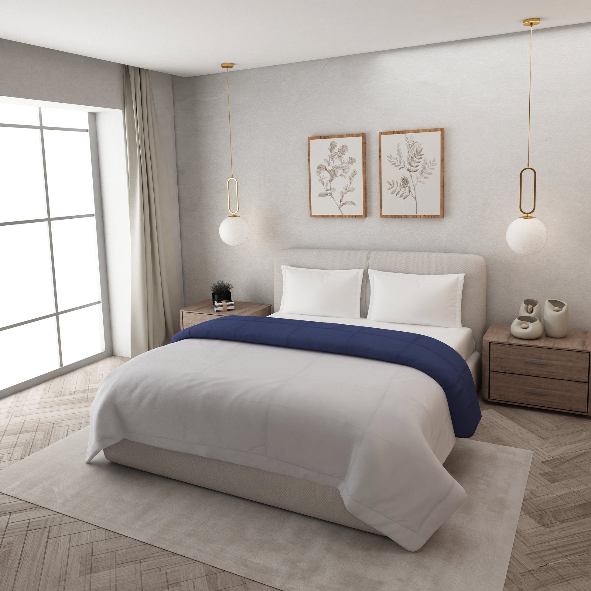 NAVY & SILVER GRAY , REVERSIBLE COMFORTER, SINGLE REVERSIBLE COMFORTER, DOUBLE REVERSIBLE COMFORTER,  SINGLE COMFORETER, DOUBLE COMFORTER, 180 GSM, MICROFIBRE, LIGHT WEIGHT, EASY CARE, MACHINE WASH, SUPER SOFT, SINGLE DUVET, DOUBLE DUVET, DUVET, COMFORTER.  