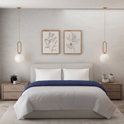 NAVY & SILVER GRAY , REVERSIBLE COMFORTER, SINGLE REVERSIBLE COMFORTER, DOUBLE REVERSIBLE COMFORTER,  SINGLE COMFORETER, DOUBLE COMFORTER, 180 GSM, MICROFIBRE, LIGHT WEIGHT, EASY CARE, MACHINE WASH, SUPER SOFT, SINGLE DUVET, DOUBLE DUVET, DUVET, COMFORTER.  