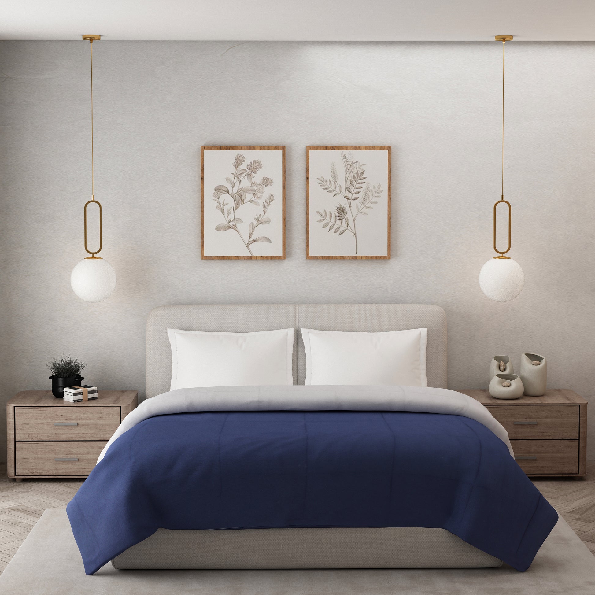 NAVY & SILVER GRAY , REVERSIBLE COMFORTER, SINGLE REVERSIBLE COMFORTER, DOUBLE REVERSIBLE COMFORTER,  SINGLE COMFORETER, DOUBLE COMFORTER, 180 GSM, MICROFIBRE, LIGHT WEIGHT, EASY CARE, MACHINE WASH, SUPER SOFT, SINGLE DUVET, DOUBLE DUVET, DUVET, COMFORTER.  