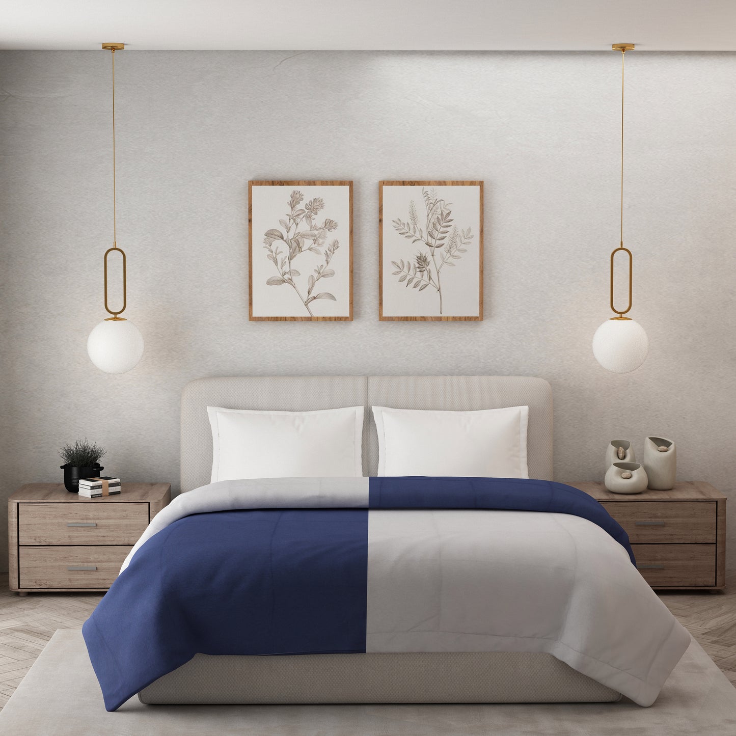 NAVY & SILVER GRAY , REVERSIBLE COMFORTER, SINGLE REVERSIBLE COMFORTER, DOUBLE REVERSIBLE COMFORTER,  SINGLE COMFORETER, DOUBLE COMFORTER, 180 GSM, MICROFIBRE, LIGHT WEIGHT, EASY CARE, MACHINE WASH, SUPER SOFT, SINGLE DUVET, DOUBLE DUVET, DUVET, COMFORTER.  