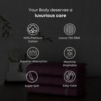 Black Premium Bath Towel