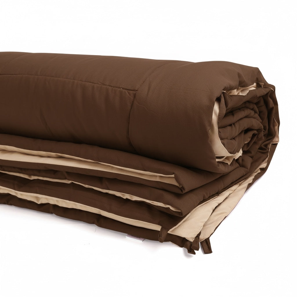 Reversible Comforter | Coffee and Cream