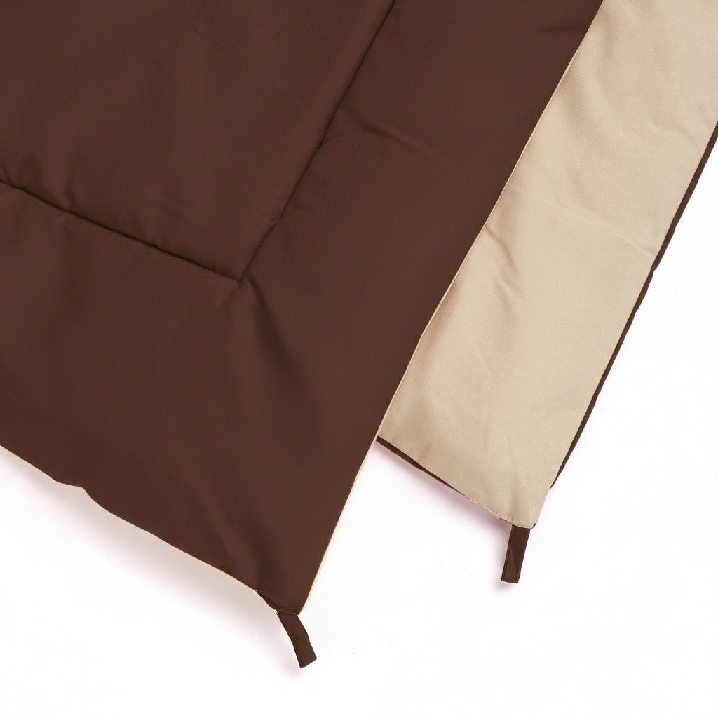 Reversible Comforter | Coffee and Cream