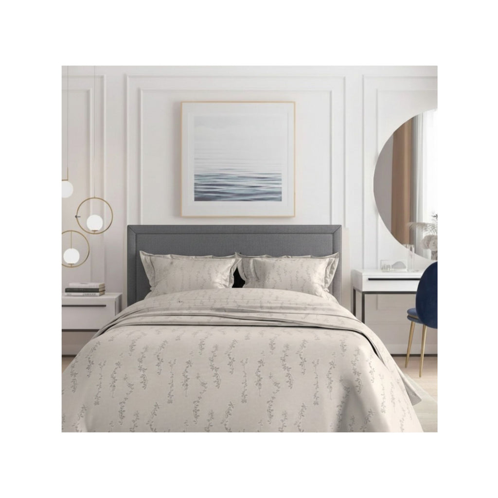 Floral 300 TC King Size Jacquard Bedding Set