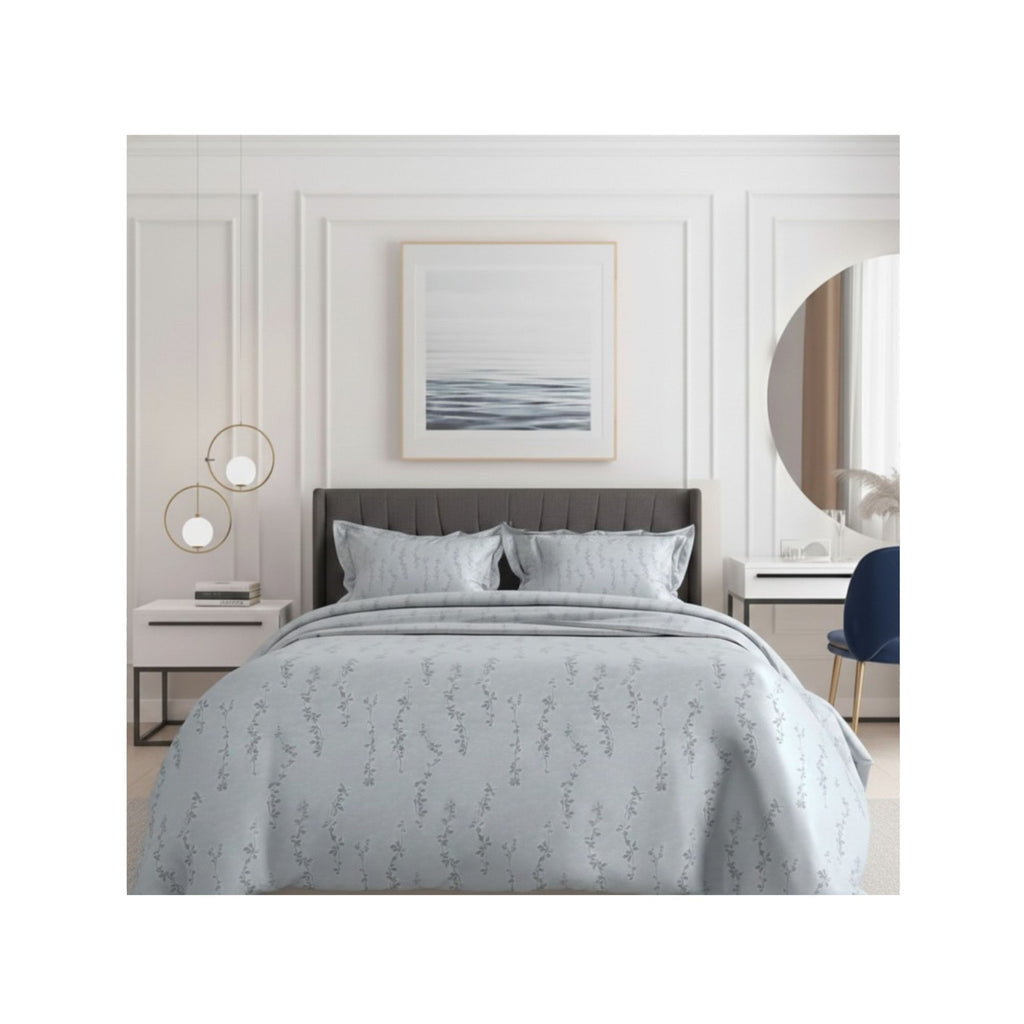 Floral 300 TC King Size Jacquard Bedding Set