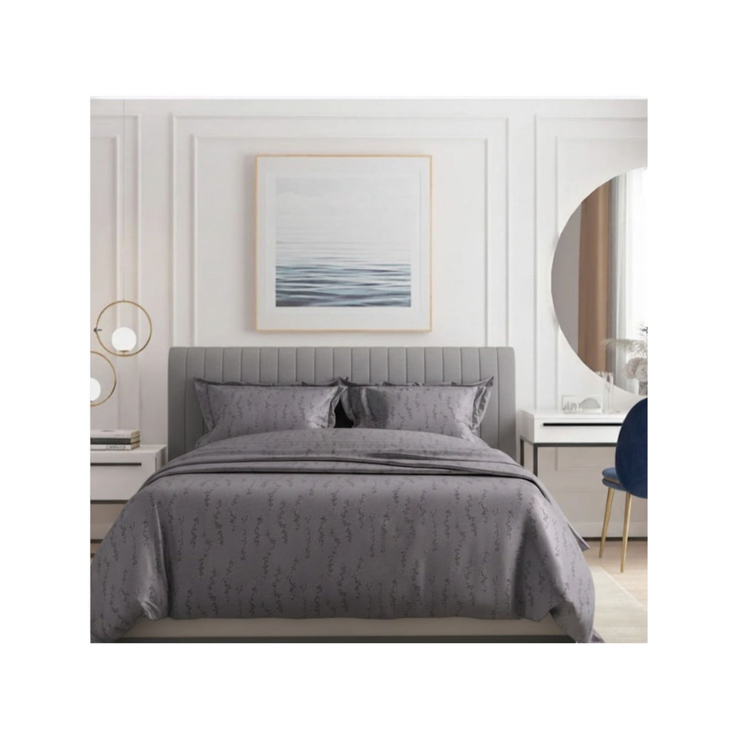 Floral 300 TC King Size Jacquard Bedding Set