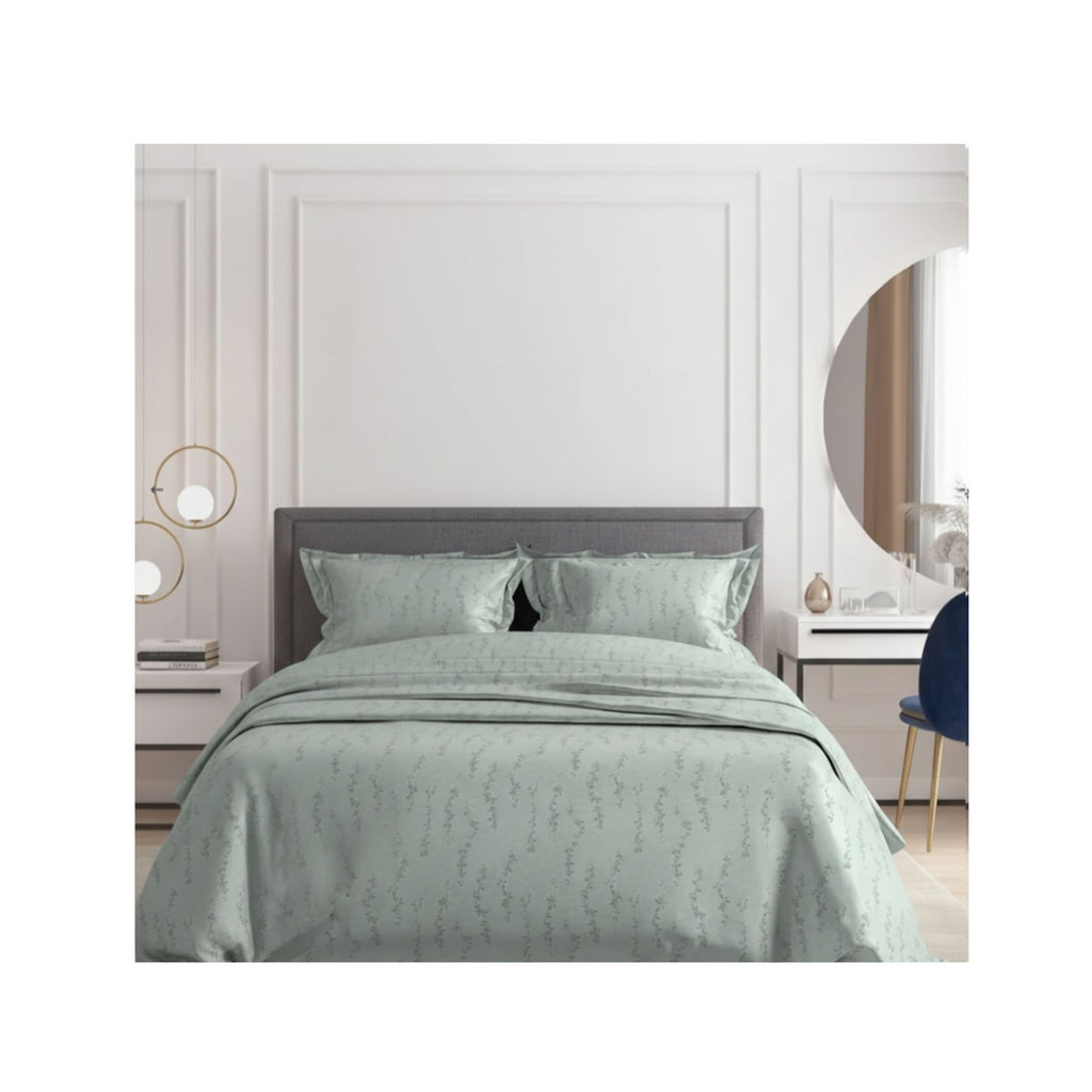 Floral 300 TC King Size Jacquard Bedding Set