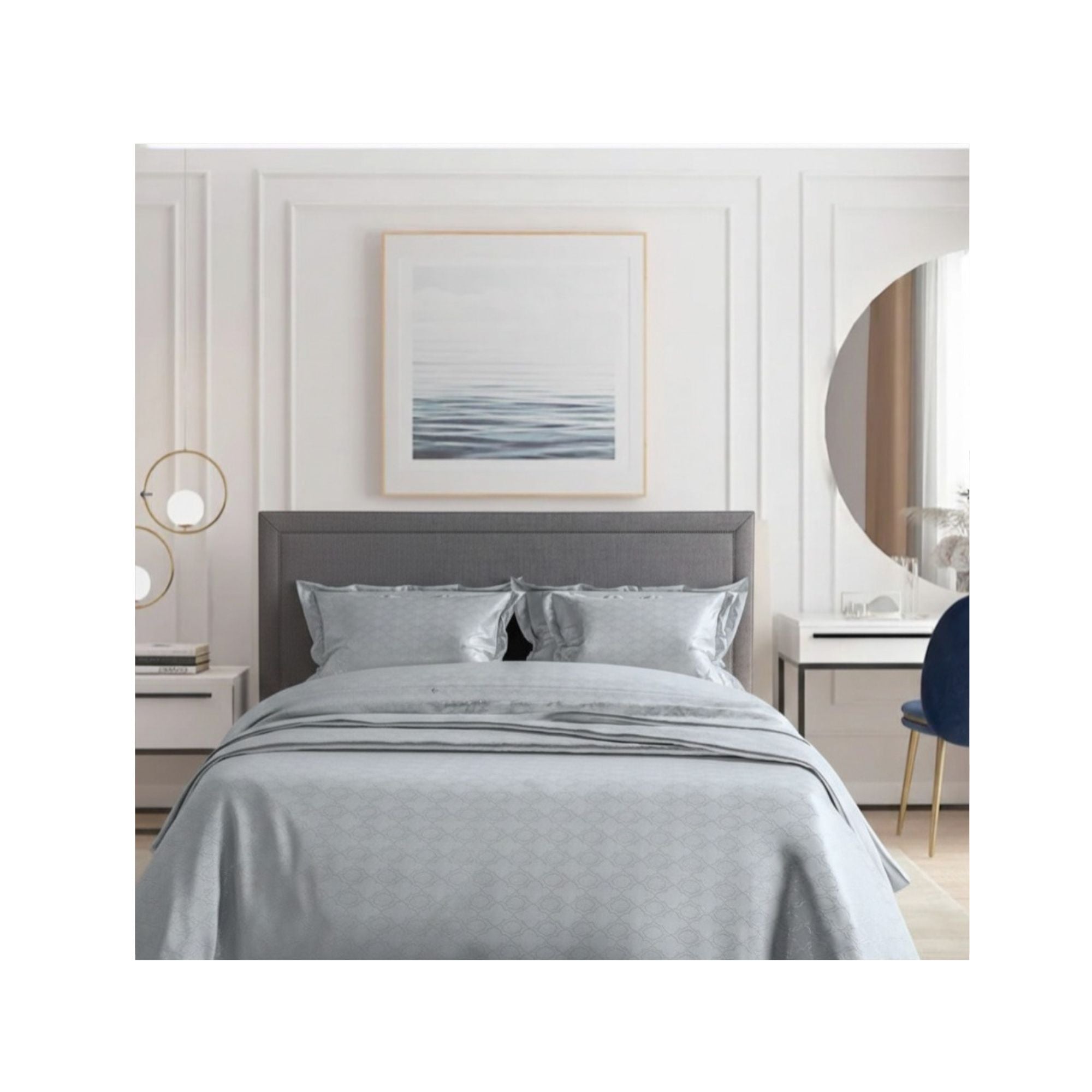 Vintage 300 TC King Size Jacquard Bedding Set