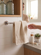 Beige Hand Towel | Pack Of 2)