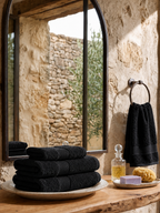 Black Bath Towel