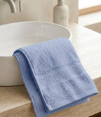 Light Blue Hand Towels | Pack of 2