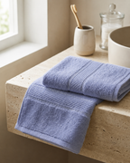 Light Blue Hand Towels | Pack of 2