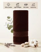 Brown Hand Towels | Pack of 2