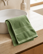 Green Hand Towels | Pack of 2