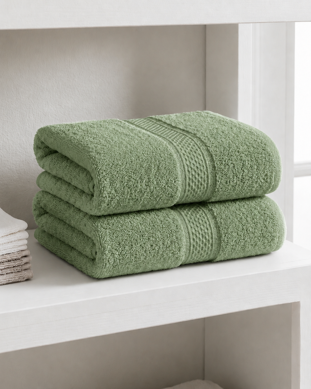 Green Bath Towel