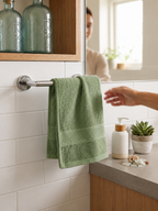 Green Hand Towels | Pack of 2