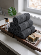 Grey Hand Towels | Pack of 2