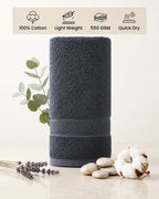 Grey Hand Towels | Pack of 2