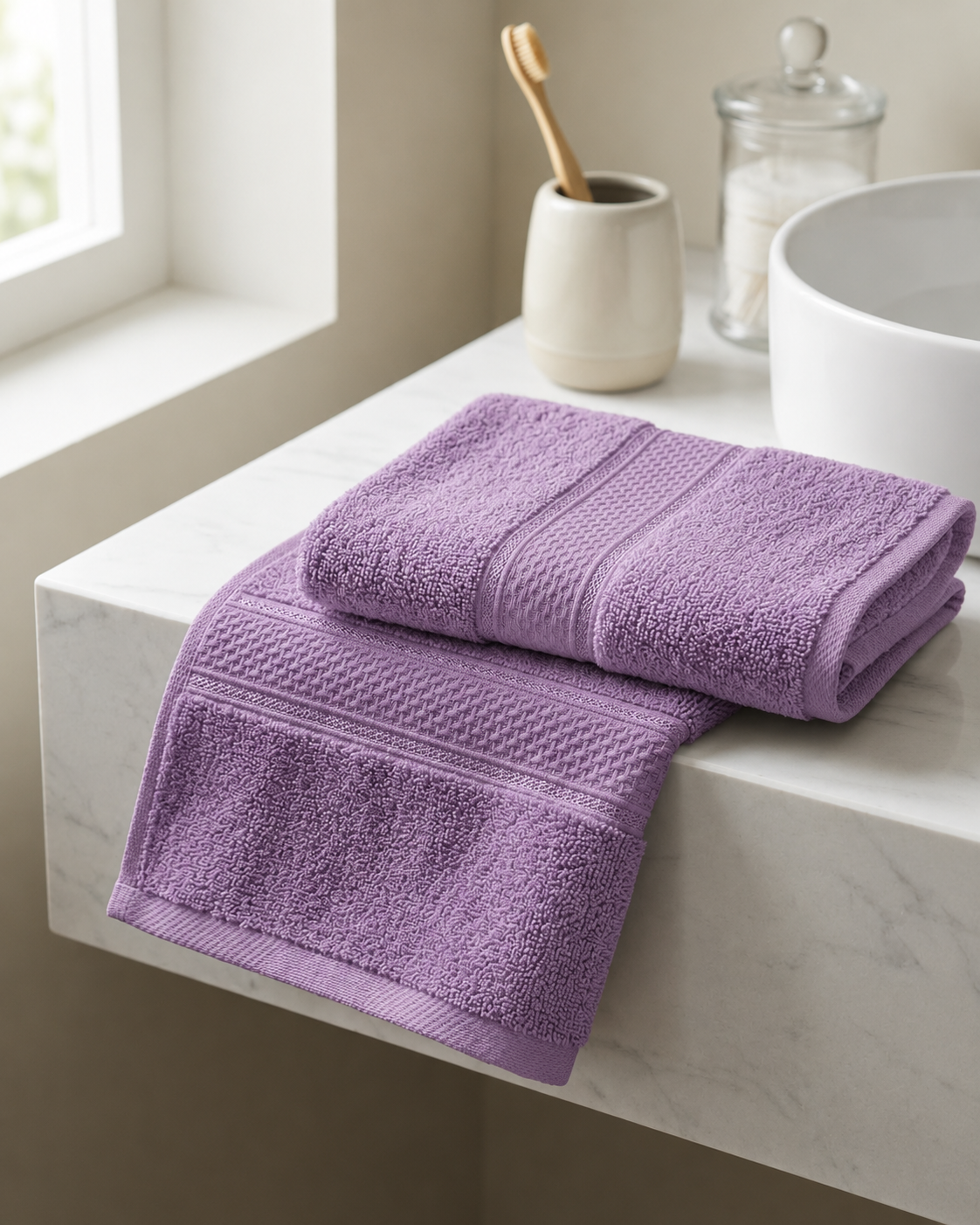 Lavender Hand Towels | Pack of 2