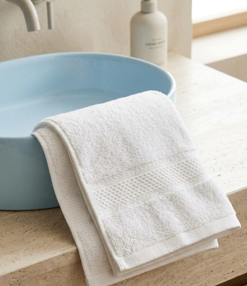 White Hand Towels | Pack of 2